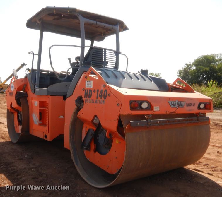 image for item HW9330 2010 Hamm HD140VO  vibratory double drum roller
