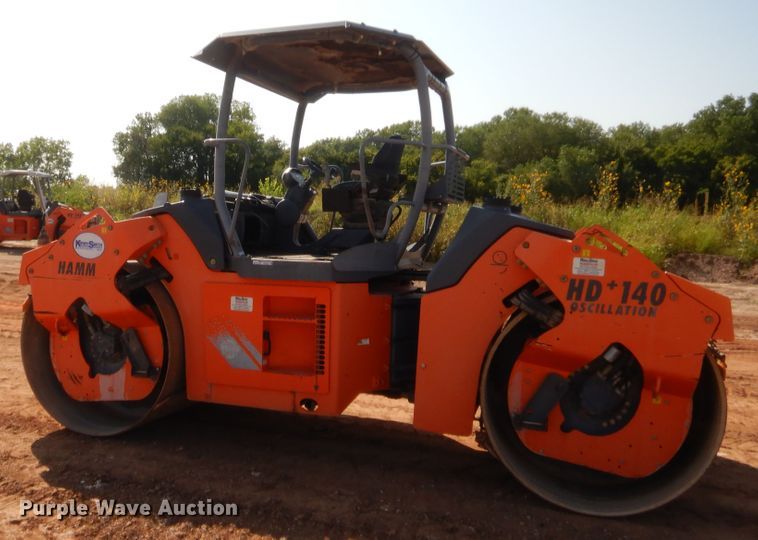 image for item HW9330 2010 Hamm HD140VO  vibratory double drum roller