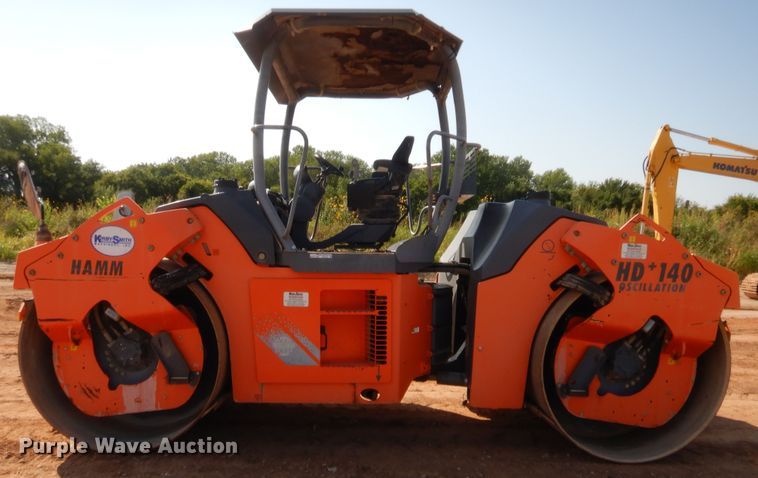 image for item HW9330 2010 Hamm HD140VO  vibratory double drum roller