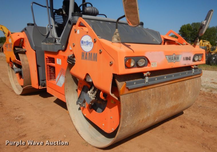image for item HW9330 2010 Hamm HD140VO  vibratory double drum roller