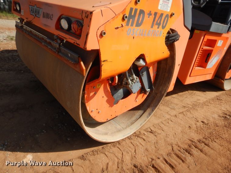 image for item HW9330 2010 Hamm HD140VO  vibratory double drum roller