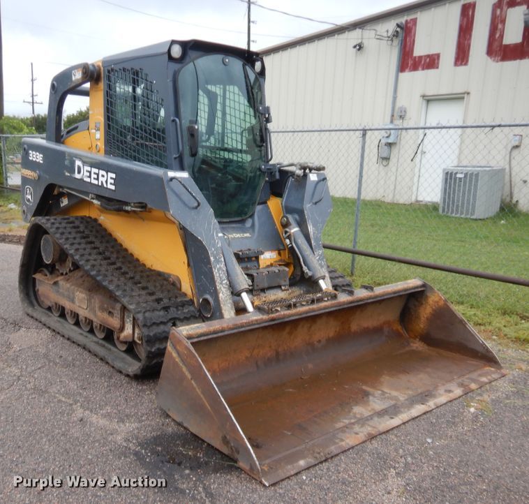 image for item HW9331 2015 John Deere 333E  tracked skid steer loader