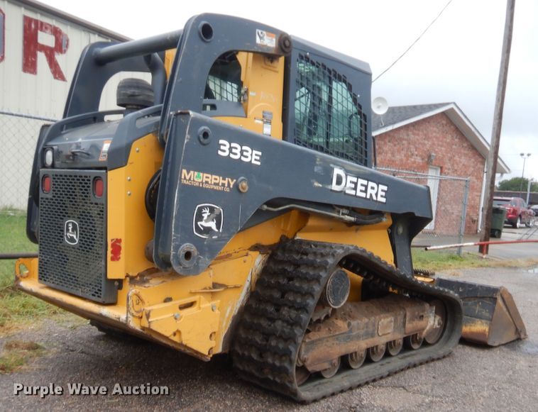 image for item HW9331 2015 John Deere 333E  tracked skid steer loader