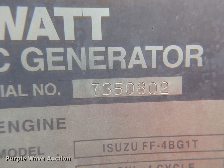 image for item DJ1018 Whisperwatt DCA-70SSIU  generator