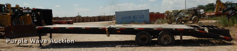 image for item DJ1027 2009 Neckover equipment trailer
