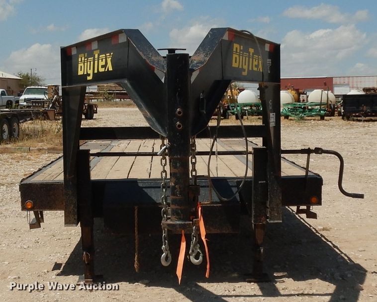 image for item DJ1028 2014 Big Tex 14GN equipment trailer