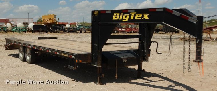 image for item DJ1028 2014 Big Tex 14GN equipment trailer