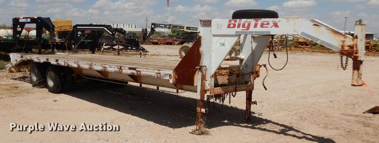 image for item DJ1037 2008 Big Tex equipment trailer