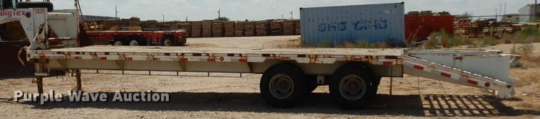 image for item DJ1037 2008 Big Tex equipment trailer