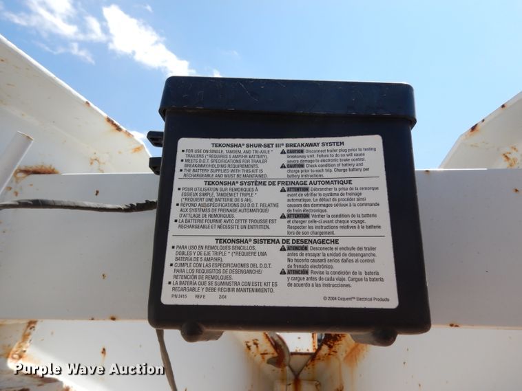 image for item DJ1037 2008 Big Tex equipment trailer