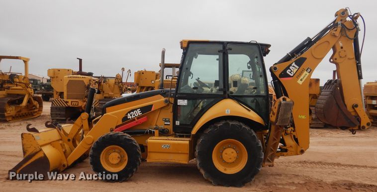 image for item DJ1038 2010 Caterpillar 420E  backhoe