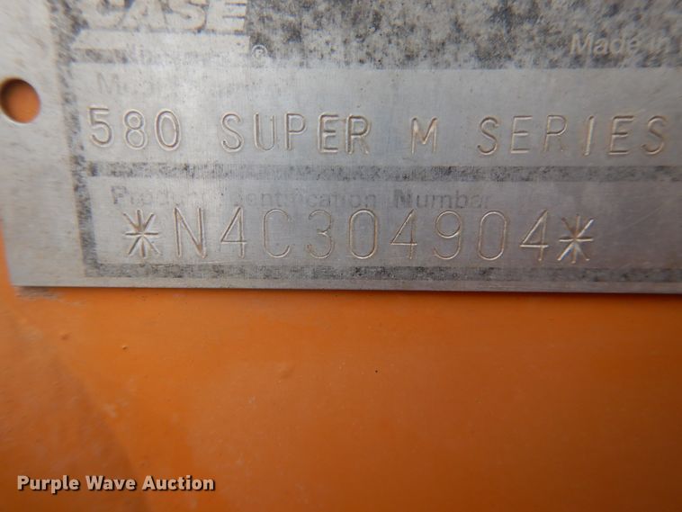 image for item DJ1039 2004 Case 580 Super M  Series 2 backhoe