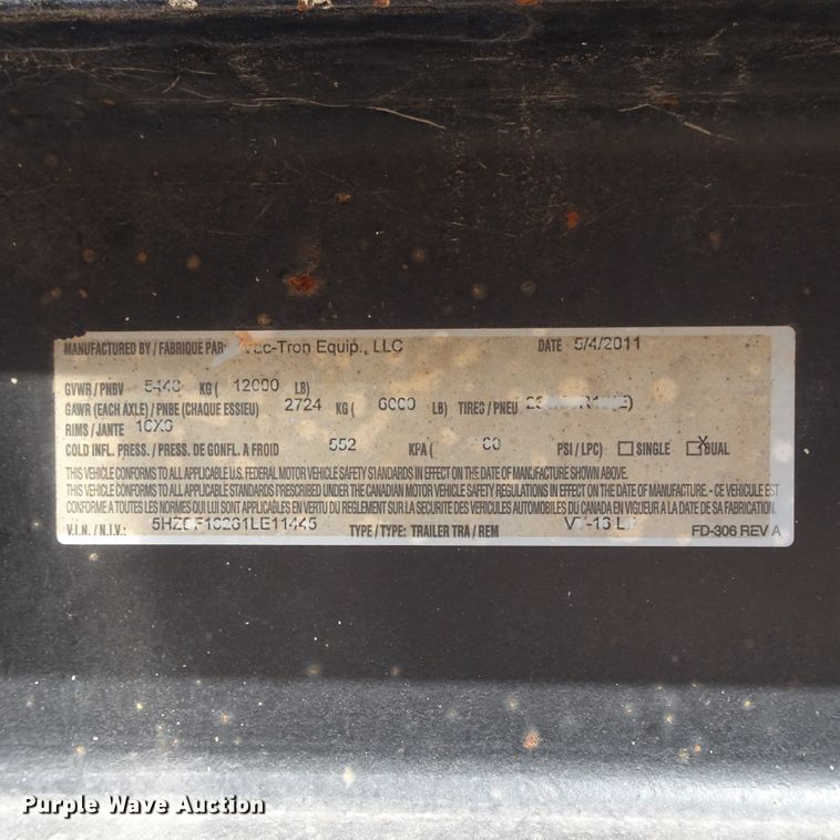 image for item DJ1044 2011 Vermeer Vactron LP555DT vacuum excavator