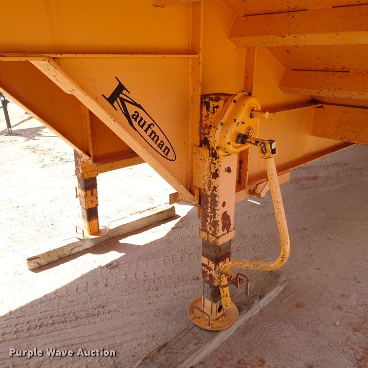 image for item DJ1047 2006 Kaufman drop deck equipment trailer
