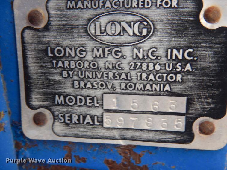 image for item DJ1061 Long 1563  tractor