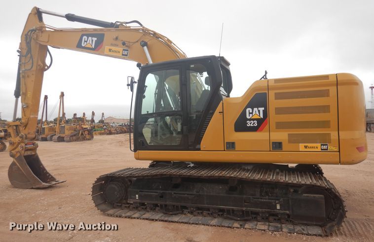 image for item DJ1069 2018 Caterpillar 323  excavator