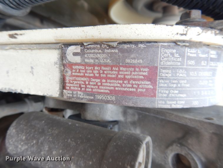 image for item DJ1071 1995 Kenworth T300  flatbed truck