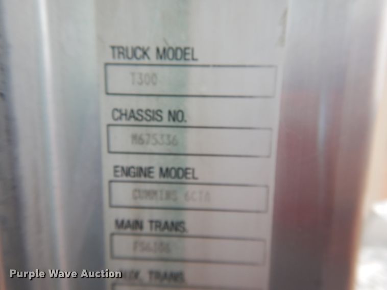 image for item DJ1071 1995 Kenworth T300  flatbed truck