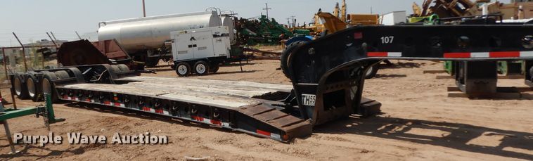 image for item DJ6535 2004 Fontaine TH55FLD/2004SPECIAL lowboy equipment trailer