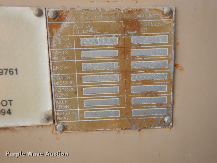 image for item DJ6536 1994 Capitol CTC 900  trencher