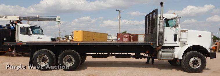 image for item DJ8766 1997 Peterbilt 357  flatbed truck