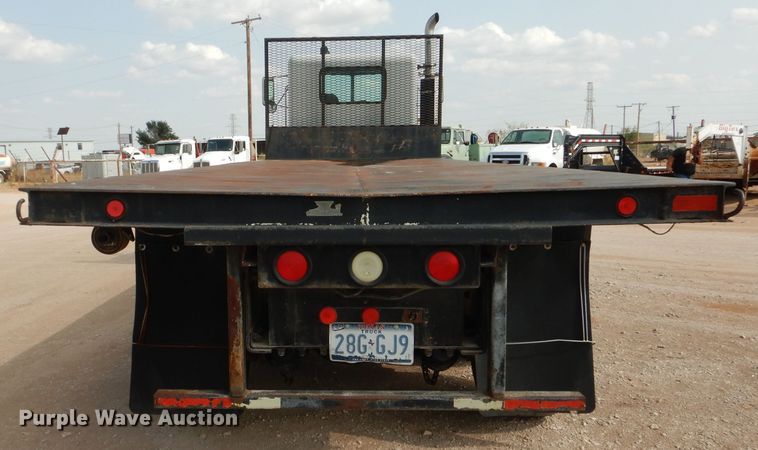 image for item DJ8766 1997 Peterbilt 357  flatbed truck