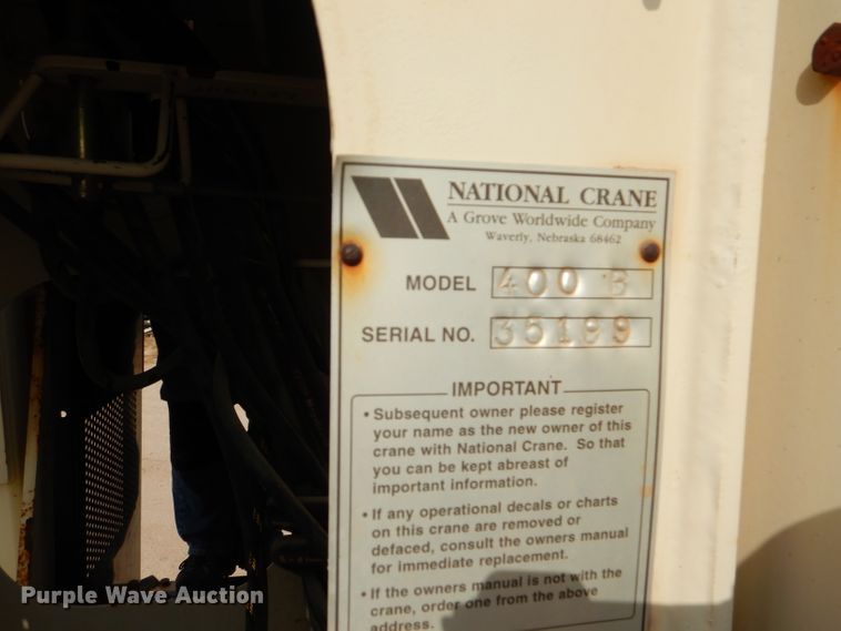 image for item DJ8767 2002 Volvo VHD  crane truck