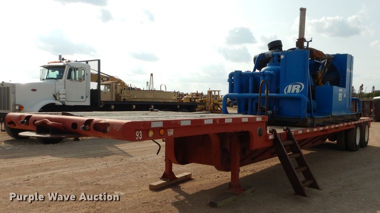 image for item DJ8768 Ingersoll Rand air compressor and Lufkin trailer