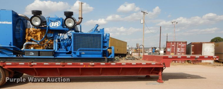 image for item DJ8768 Ingersoll Rand air compressor and Lufkin trailer