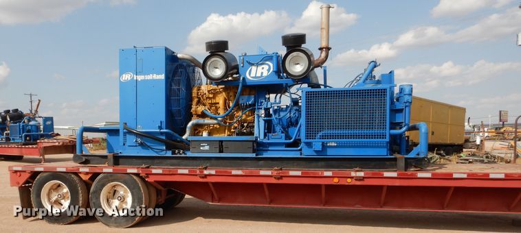 image for item DJ8768 Ingersoll Rand air compressor and Lufkin trailer