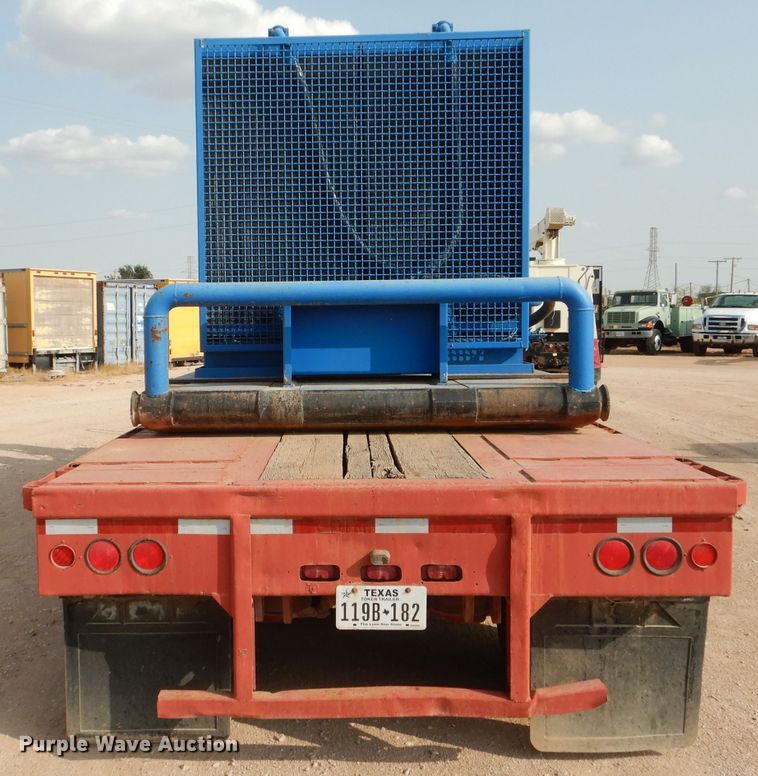 image for item DJ8768 Ingersoll Rand air compressor and Lufkin trailer