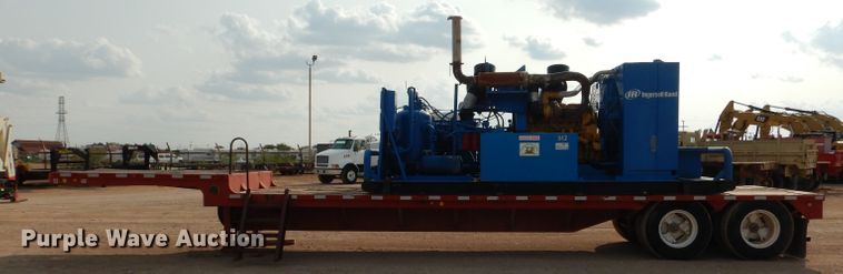 image for item DJ8768 Ingersoll Rand air compressor and Lufkin trailer