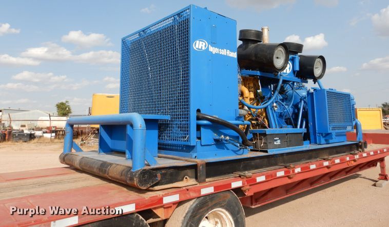 image for item DJ8768 Ingersoll Rand air compressor and Lufkin trailer