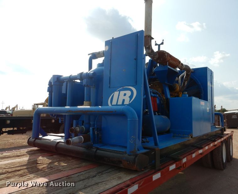 image for item DJ8768 Ingersoll Rand air compressor and Lufkin trailer