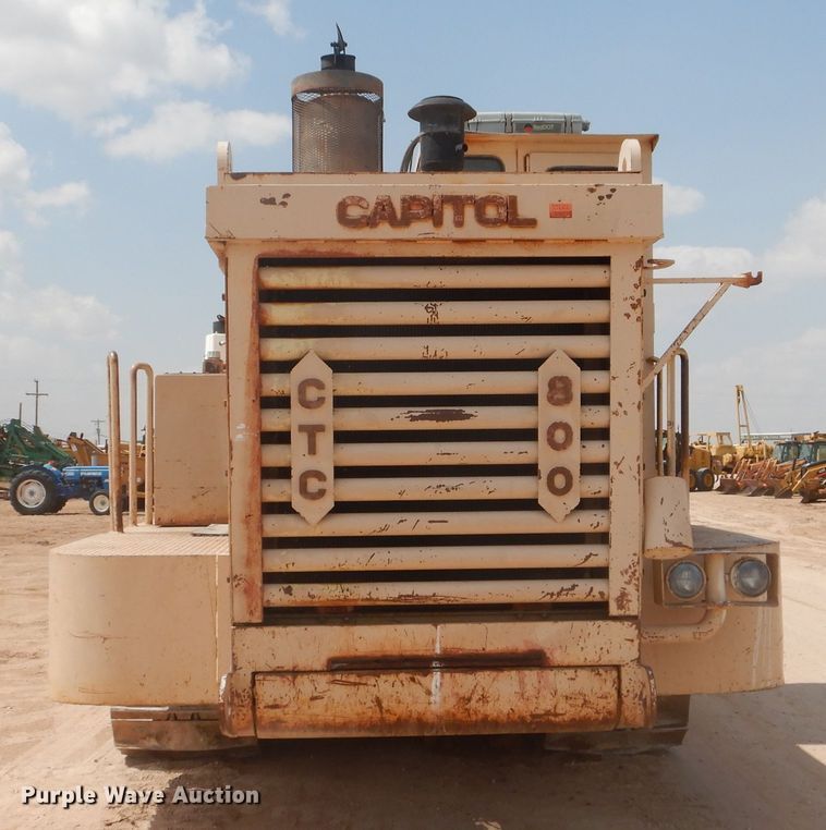 image for item DJ8769 1994 Capitol CTC 800  bucket wheel trencher with chain attachment