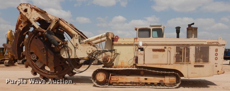 image for item DJ8769 1994 Capitol CTC 800  bucket wheel trencher with chain attachment