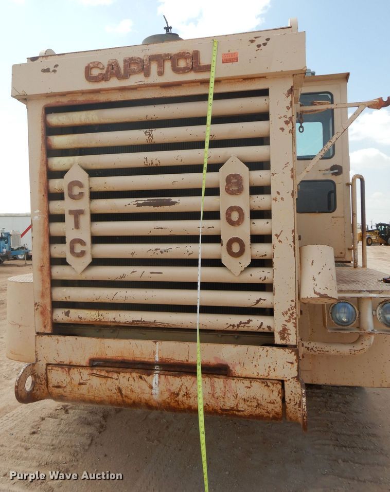 image for item DJ8769 1994 Capitol CTC 800  bucket wheel trencher with chain attachment