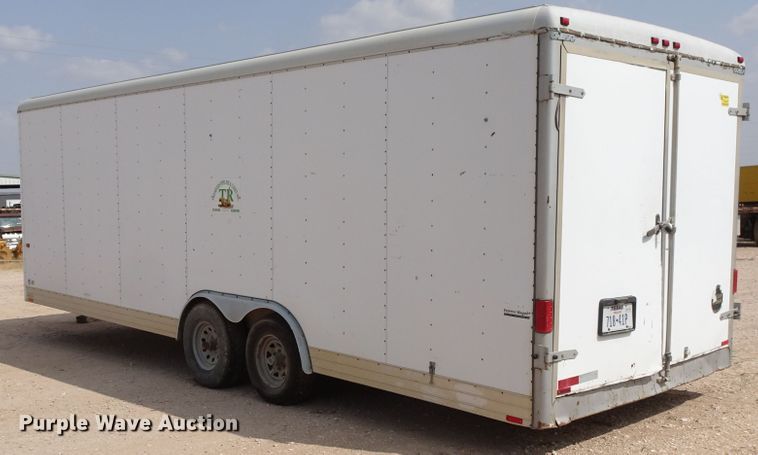 image for item DJ8774 2005 Wells enclosed cargo trailer
