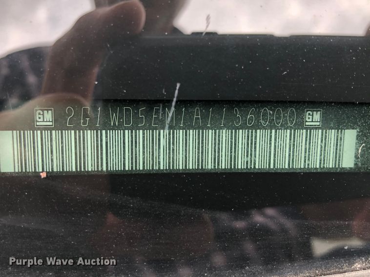 image for item DE4508 2010 Chevrolet Impala Police Cruiser