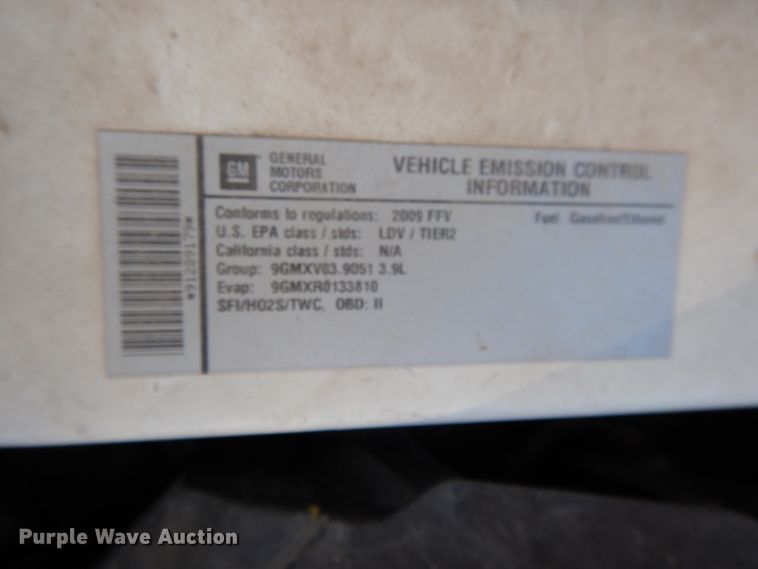 image for item DH0027 2009 Chevrolet Impala Police Cruiser