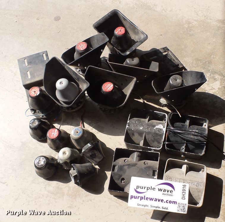 image for item DH3916 Approximately 10 Code 3 siren speakers