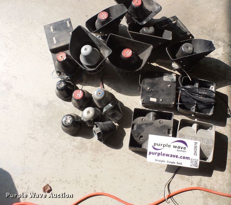image for item DH3916 Approximately 10 Code 3 siren speakers