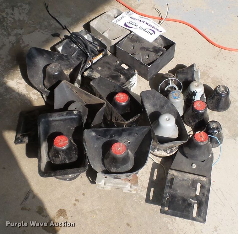 image for item DH3916 Approximately 10 Code 3 siren speakers