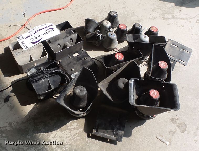 image for item DH3916 Approximately 10 Code 3 siren speakers