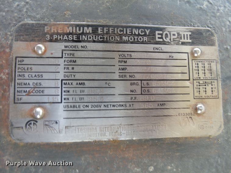 image for item DH3930 (3) Toshiba B1502VLC3USH electric motors