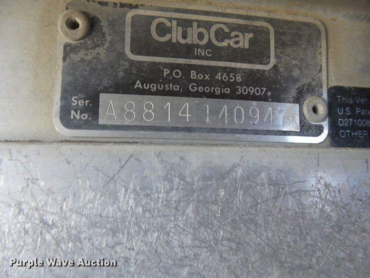 image for item DH3931 Club Car golf cart