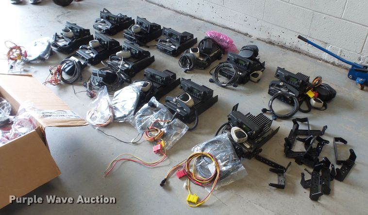 image for item DH3933 (12) Motorola P25 two-way radios