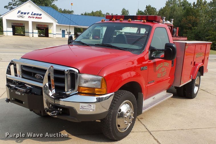 image for item DH3942 1999 Ford F450 Super Duty XL  rescue fire truck