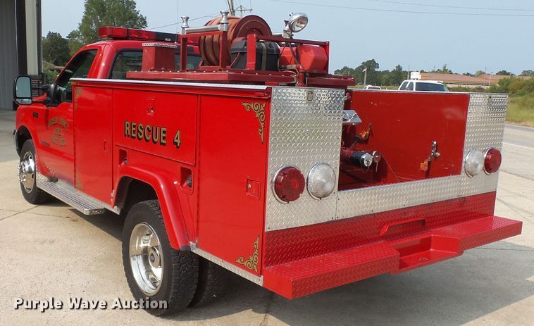 image for item DH3942 1999 Ford F450 Super Duty XL  rescue fire truck