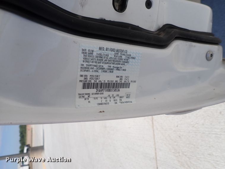 image for item DI4657 2008 Ford Crown Victoria Police Interceptor